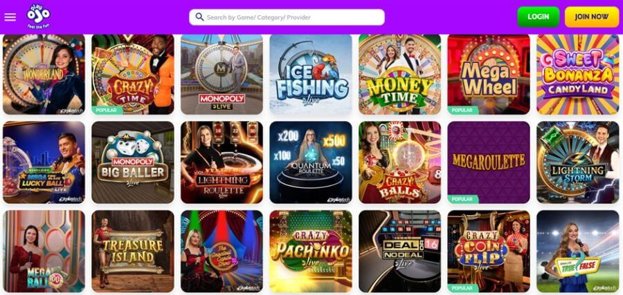 Oplev Sjov og Spænding på Play OJO Casino DK
